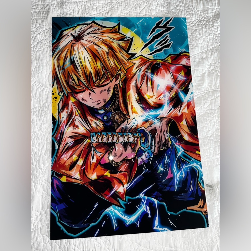 Demon Slayer Zentisu Wall Art